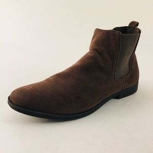 Men's RUE21 Brown Faux Suede Chelsea Boot 11